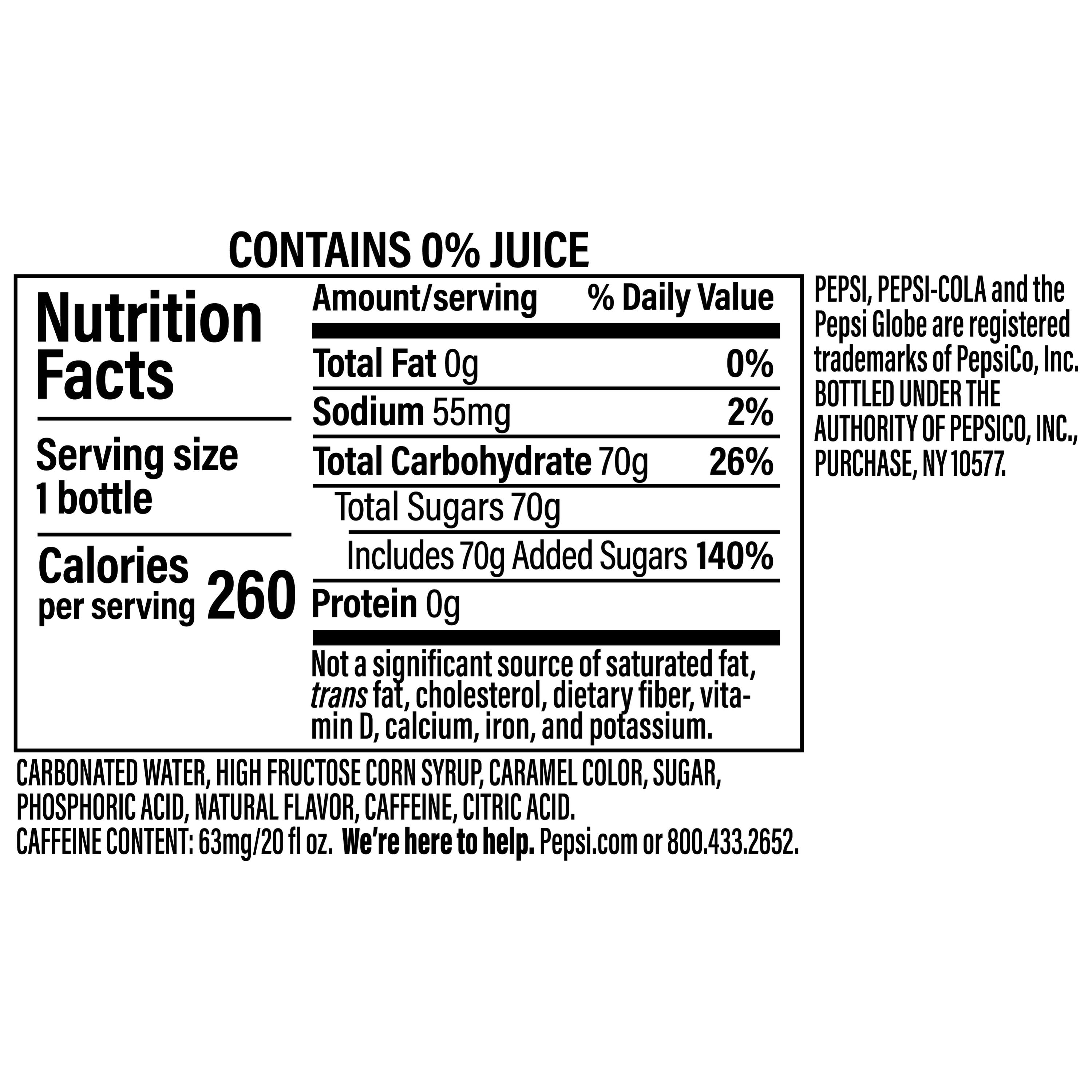 (4 pack) Pepsi Cola Wild Cherry Soda Pop, 20 oz Bottle