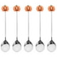 thumbnail image 1 of Cuchas de Halloween de 6 piezas Cuchas de pastel de acero inoxidable cucharadas de calabaza Cosas de postres Pedleta de Halloween, 1 of 5