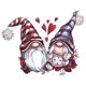 thumbnail image 1 of 5D DIY Diamante Pintura Gnomo Pareja Taladro completo Rhinestone Mosaico Imagen de arte FLhrweasw Nuevo, 1 of 1