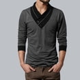 thumbnail image 2 of Long Sleeve Tops for Men Sweatshirts for Men Trendy Clearance Fleece Pullover Men Blue Men's Hoodies Graphic Black Sweaters for Men Button up, 2 of 6