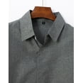 thumbnail image 6 of Men's Linen Shirts Short Sleeve Casual Shirts Button Down Shirt for Men Beach Summer Wedding Shirt, 6 of 10
