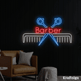 thumbnail image 3 of Craftnamesign Barber Neon Sign, Hair Salon LED Sign, Pet Grooming Decor, 3 of 4