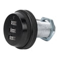 thumbnail image 3 of Drawers Combination Lock, RV Password 3-Digit Coded Lock  for Drawers Black,Silver, 3 of 8