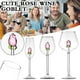 thumbnail image 2 of Fashion 3D Color Rose Wine Glasses Household Stylish Wine Cups for Kitchen Home, 2 of 5
