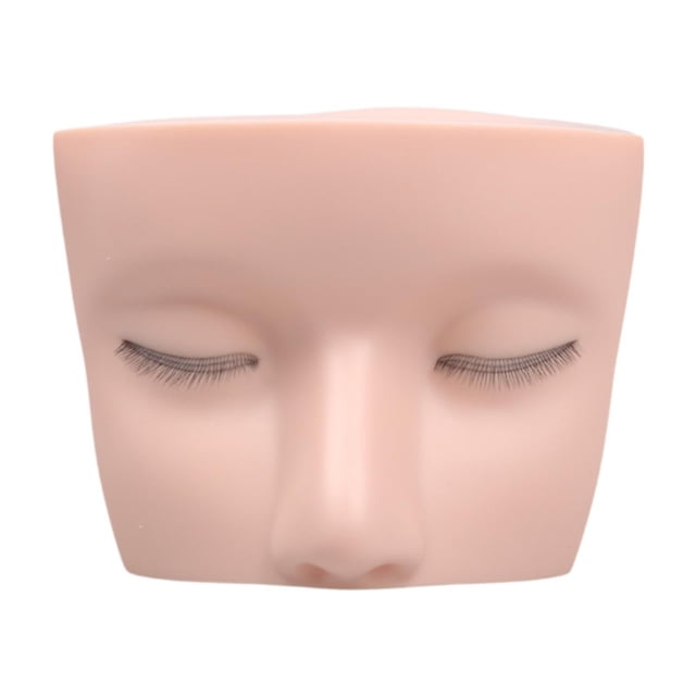 Cabeza de maniquí Fernando pestañas silicona Práctica maquillaje Piel blanca