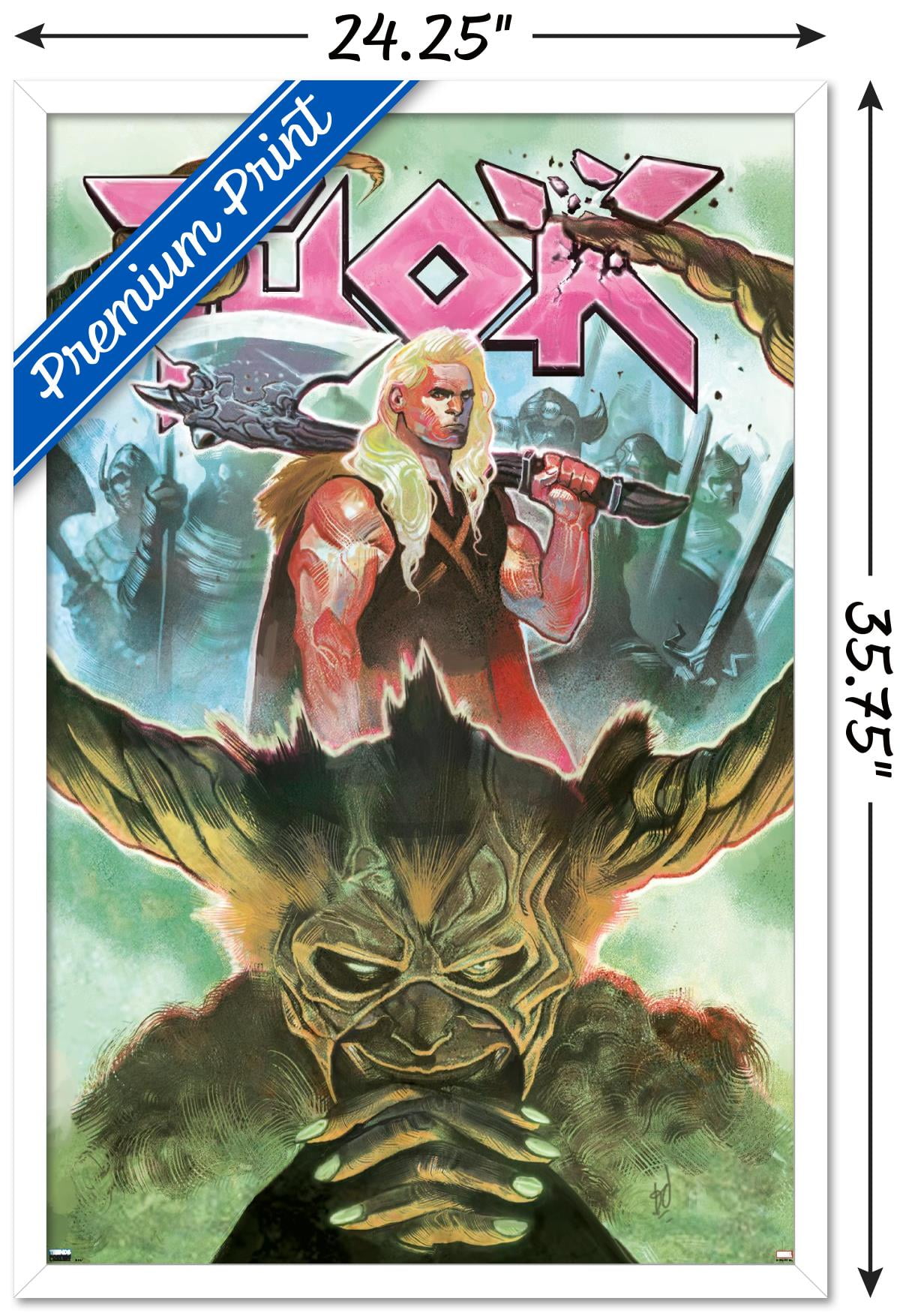 Marvel Comics - Loki - Thor #7 Wall Poster, 22.375" x 34", Framed