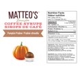 thumbnail image 5 of Matteo's Sugar Free Coffee Flavoring Syrup, Pumpkin Praline, 5 of 5