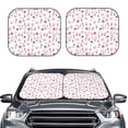thumbnail image 2 of Balery 2 Piece Cute Poodle Dog Car Windshield Sun Shade|Foldable Front Windshield Shade for Car Front Window for Most Sedans SUV Truck-Small, 2 of 7