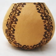 Simple Mate Lined in Carved Leather Argentina 3326 ships from USA