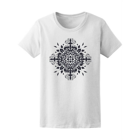 Black And White Pattern T-Shirt Women -Image by Shutterstock, Female Medium