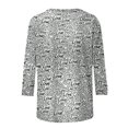 thumbnail image 6 of Ruimatai Women's Casual 3/4 Sleeve Round Neck Top Blouse Soft Stretch Comfortable Everyday Wear Fashion Shirt, 6 of 8