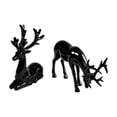 thumbnail image 7 of LEFXSMR Christmas Reindeer Decor, 2pcs Electroplated Deer Figurine, Reindeer Christmas Decorations Indoor for Mantel Tabletop Storefront Window, 7 of 7