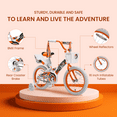 thumbnail image 2 of Titan Girl's Calico Kitty BMX Bike for Girls with Training Wheels 16 Inch Kids Toddler Bicycle with Utility Basket & Streamers, 2 of 6
