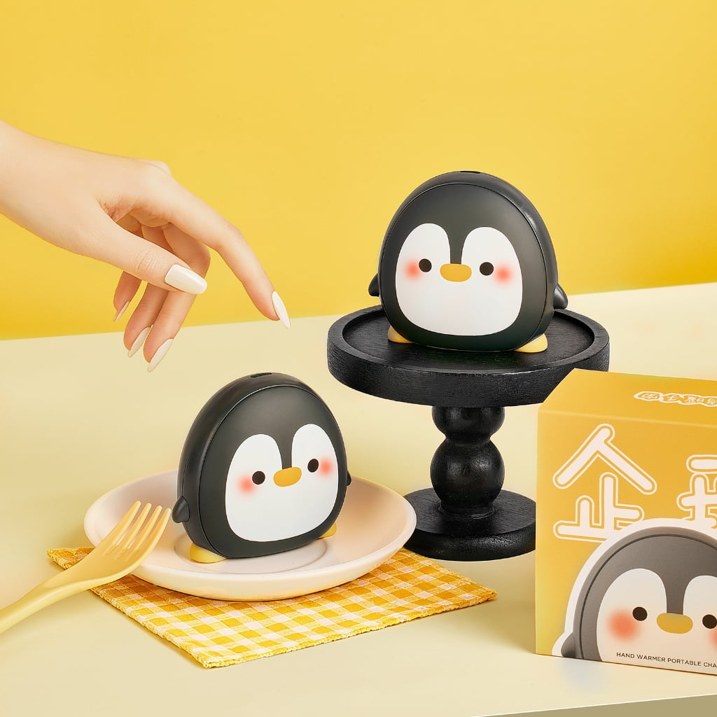 PatungKu Safe Hand Warmer Compact Cartoon Design 3 Temperature Rechargeable Type