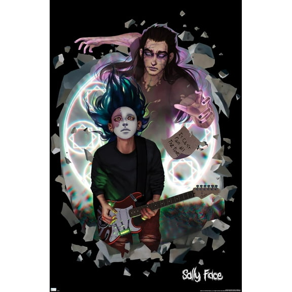 Sally Face - Rain Wall Poster, 22.375" x 34"