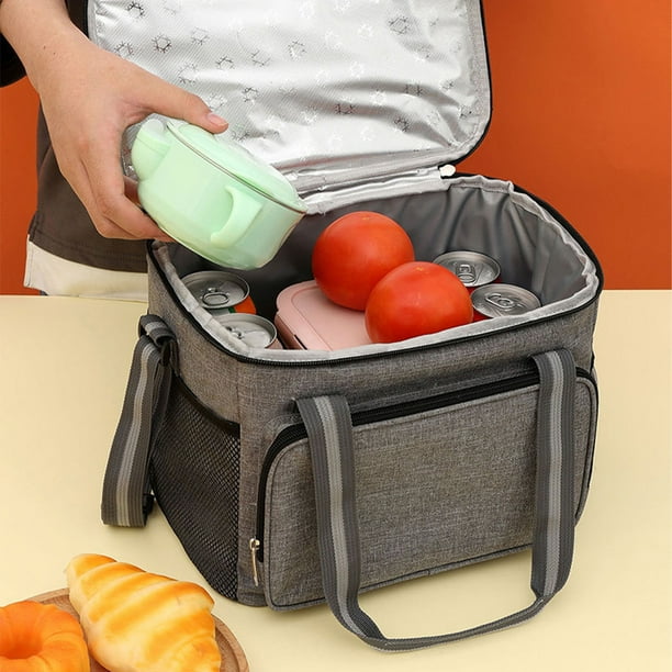 Injueey Bolsa térmica que ahorra espacio para empacar deliciosas golosinas  de Picnic bolsas de almuerzo térmicas bolsa de Picnic térmica Organizadores 