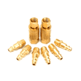 thumbnail image 1 of LEEYNEER Kit de Raccords Rapides 8 Pcs Coupleur d'Air et Bouchon Raccords 1/4 Pouce NPT Raccord de Tuyau en Laiton Industriel pour Outil, 1 of 6
