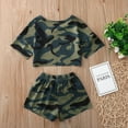 thumbnail image 3 of Utlike Girls 2-Piece Outfit Sets Baby Clothes Outfits Printed Top Casual 2Pc Set Girls Party Sets Size 2 Years-3 Years, 3 of 4