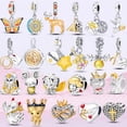 thumbnail image 2 of Charms 2023 Nuevo 925 Serie De Oro De Plata Esterlina Mariposa Encantos De Abeja Abalorios Compatible Con Pandora 925 Pulseras Originales DIY Joyería, 2 of 4