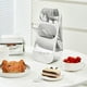thumbnail image 1 of Caja de Almacenamiento para Palillos | Soporte de Utensilios de Plástico para Encimera de Cocina | Organizador con Compartimentos Multinivel para Cuchillo, Tenedor, Cuchara | Estante con Cesta de, 1 of 6