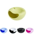 thumbnail image 3 of Fruit Dish Snacks Nut Melon Seeds Bowl Double Layer Plastic Shell Storage Box Cellphone Holder, 3 of 10