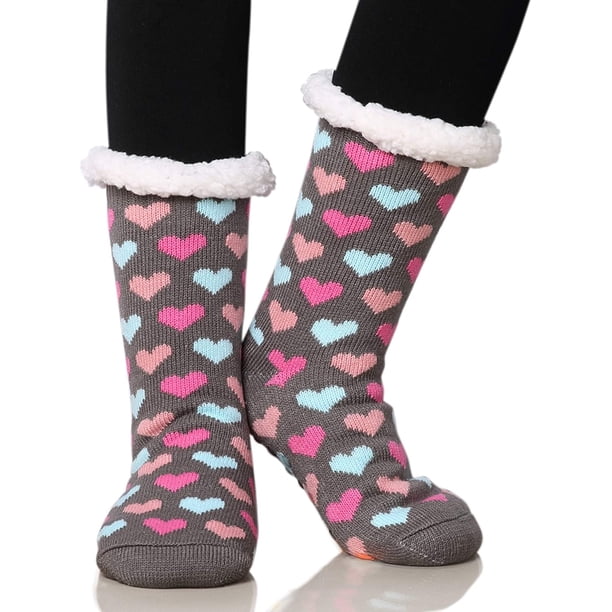 Calcetines de invierno cálidos y suaves con forro polar para mujer Vhermosa