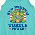 thumbnail image 2 of Teenage Mutant Ninja Turtles - Red White Turtle Power - Toddler & Youth Girls A-line Dress, 2 of 4
