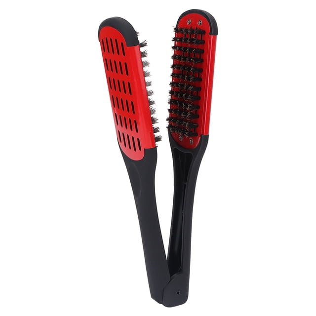 Cepillo con abrazadera para barba, cepillo con abrazadera para el cabello para alisar la barba de doble cara Cepillo con abrazadera para barba de doble cara Eleve su experiencia