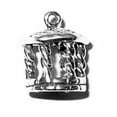 thumbnail image 1 of Sterling Silver 20" Unisex 1.5mm Box Chain 3D Back Yard Gazebo Terrace Pendant Necklace, 1 of 2