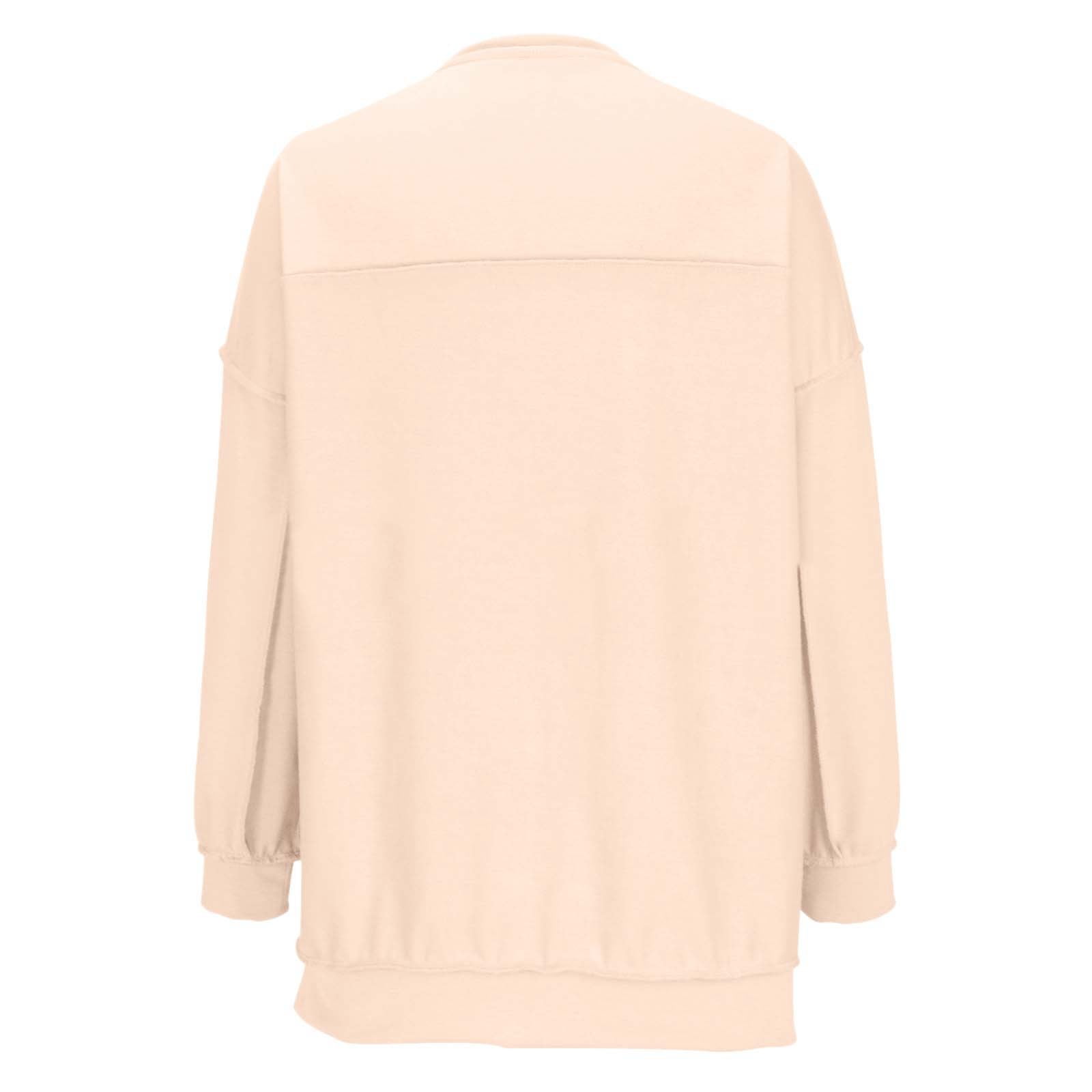 Tシャツ・カットソー HUECLOSET Button Henley Sweatshirt SE455 Huesdet Womens Sweatshirt Casual Textured Long Sleeve Henley
