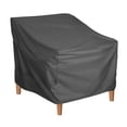 thumbnail image 2 of Funda para Silla de Patio, Tela Oxford Resistente Al Agua y Al Polvo, SE Adapta A la Mayoría de Sillones Giratorios de Patio Con Coreas de Sujeción, Cordón Elástico en El, 2 of 7