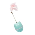 thumbnail image 1 of Juguete de plumas para gatos Juguete para gatos Bola de vaso de 360°, con plumas de colores y cascabeles para atraer la atención de tu gato Juguete novedoso, 1 of 5