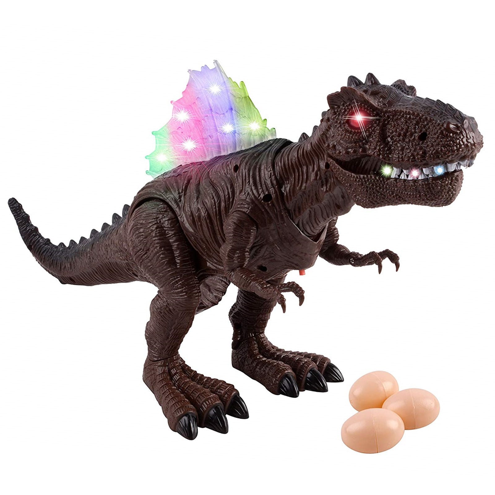 Toy Dinosaur Spinosaurus 16 Inch With Lights And Sounds Walks Forward Lays Eggs Moves Tail
