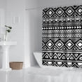 thumbnail image 2 of Waterproof Bohemian Shower Curtain 72x72 Inch Boho Style Polyester Unique Shower Curtain for Bathroom Hotel Home Decor with 12 Plastic Hooks, 2 of 5