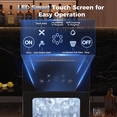 thumbnail image 4 of Sphere Ice Maker,164pcs/Day,Ice Ball Maker with Self-Cleaning&Timer,LED Touch Screen,Large Capacity Ice Maker for Home Bar,Whiskey & Cocktails, 4 of 10