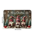 thumbnail image 3 of Lilixerw Christmas Floor Mat,Small Gnome Pattern Design Non-Slip Floor Rug for Doorway Kitchen Living Room,Holiday Home Decor,15.75x23.62inch, 3 of 6