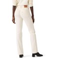 thumbnail image 2 of Levi's Women's 725 High Rise Bootcut Corduroy Jeans Egret Off White Size 6 Short, 2 of 3