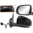 thumbnail image 4 of APA Replacement Rear View Mirror for 2017 - 2022 COMPASS Power Heated with Turn Signal Light Driver Left Side 68365141AA CH1320499, 4 of 4