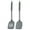 B, variant on 2-Pack Silicone Spatulas for Nonstick Pans - Solid & Slotted Cooking Turners, High Heat Resistant Kitchen Utensils, for Eggs, Pancakes, Fish, Dishwasher Safe & BPA-Free