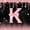 Black Pink K, variant on Manfei Kawaii Bow Personalized Initial A Twin Comforter Sets 3-Piece for Girls,Gradient Glitter Print Bedding Set for Kids Teens,Pink Reversible,Ultra Soft Home Decor
