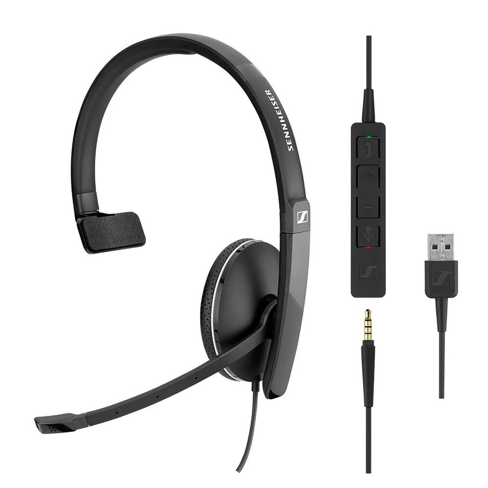 SC 135 USB Wired Mono Headset Overthehead Supraaural 20Hz