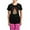 With Pink Pant, variant on CafePress - Xmassnowdark - Women's Short Sleeve Print T-Shirt and Pants Dark Cotton Pajama Set