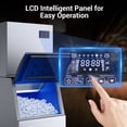 thumbnail image 5 of Xutumm Commercial Ice Machine 550LBS/24H,Storage 360LBS, Industrial Ice Maker,132 Cubes Every 5-15 Minutes,with Self-Cleaning Mode, Low Noise, 5 of 8