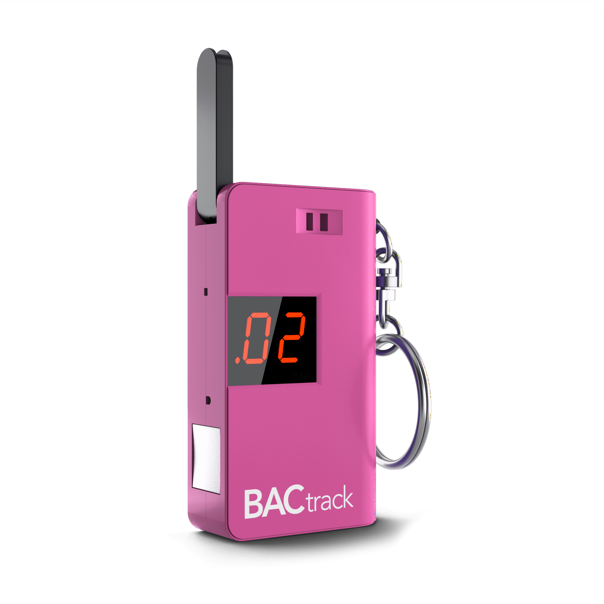 Éthylotest Numérique électronique En Forme De Porte-clés - Testeur D'alcool Digital Noir, Neuf