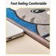 thumbnail image 4 of Juego de 2 Alfombras de Cocina Antideslizantes, Alfombra Frontal Absorbente, Felpudo Decorativo, Alfombra Suave para el Piso para Sala de Estar, Dormitorio, Pasillo, hogar, Lavable a máquina, 40x60 cm, 4 of 5