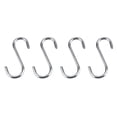 thumbnail image 1 of Gancho de acero inoxidable en forma de S resistente Bling Bling 4 Uds, 1 of 9