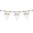 thumbnail image 1 of Vajilla desechable de papel de colores para cumpleaños, arreglos festivos para niños, suministros para platos de papel para tartas de fiesta, 1 of 6