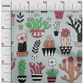 thumbnail image 2 of oneOone Rayon Dusty Green Fabric Cactus Craft Projects Decor Fabric Printed By The Yard 56 Inch Wide-5J, 2 of 5