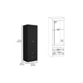 thumbnail image 5 of Depot E-Shop DE-CLW4756 Portugal Armoire, Black, 5 of 6