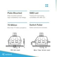thumbnail image 5 of Kailh Key Switches for Mechanical Gaming Keyboards | Plate Mounted (Kailh Speed Pale Blue, 90 Pcs), 5 of 5